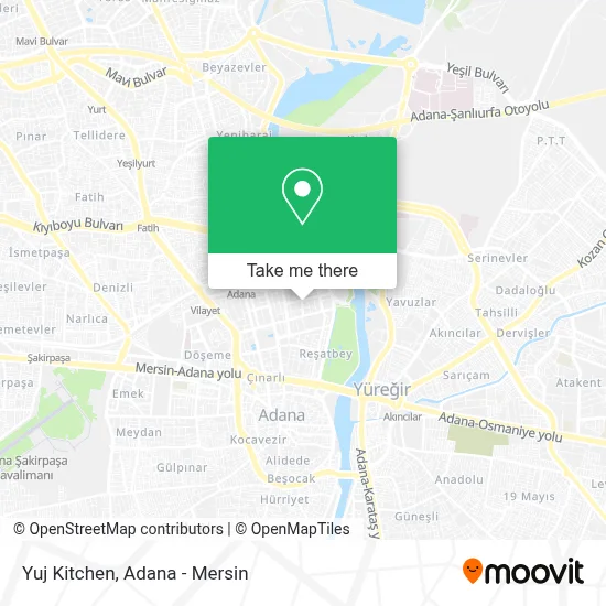 Yuj Kitchen map