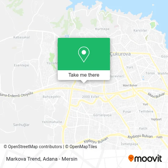 Markova Trend map