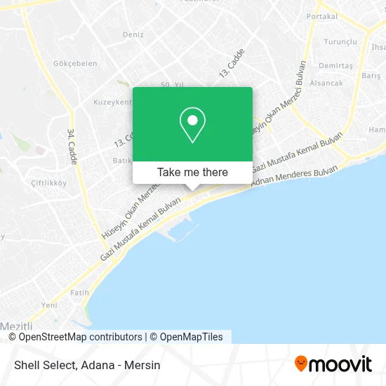 Shell Select map