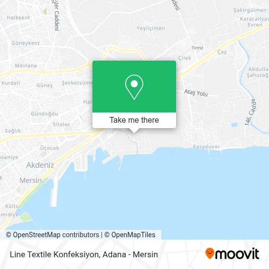 Line Textile Konfeksiyon map