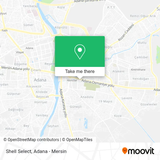 Shell Select map