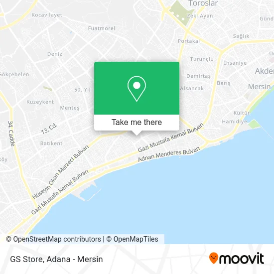 GS Store map