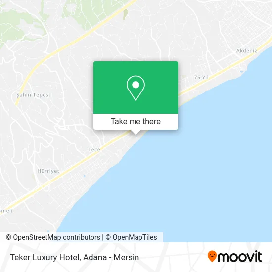 Teker Luxury Hotel map