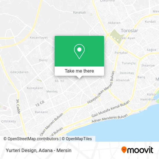 Yurteri Design map