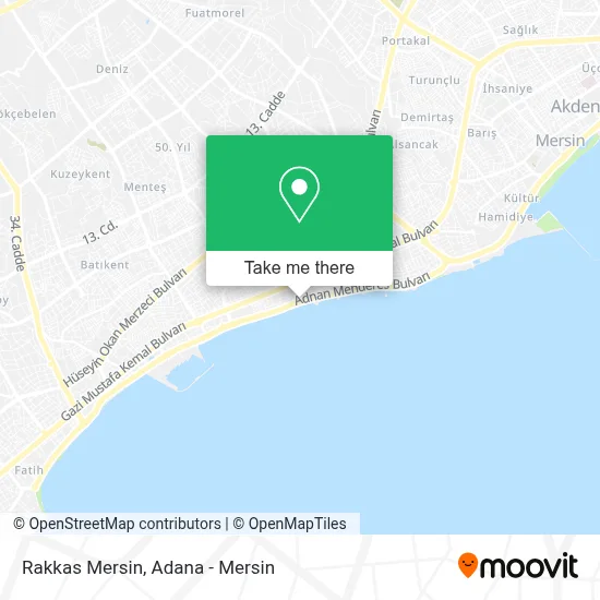 Rakkas Mersin map