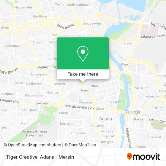 Tiger Creative map