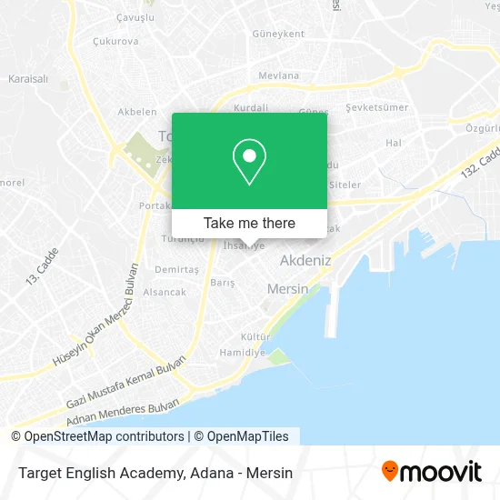 Target English Academy map
