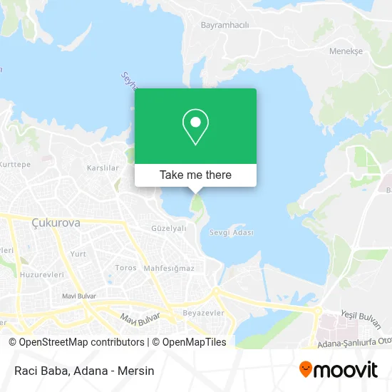Raci Baba map
