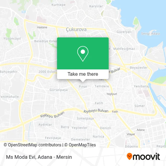 Ms Moda Evi map