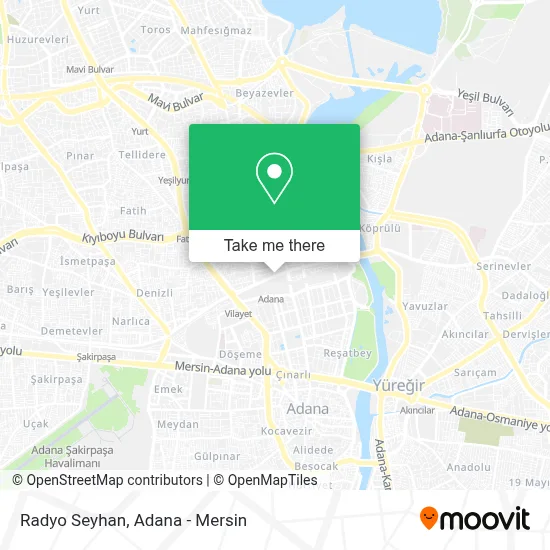 Radyo Seyhan map