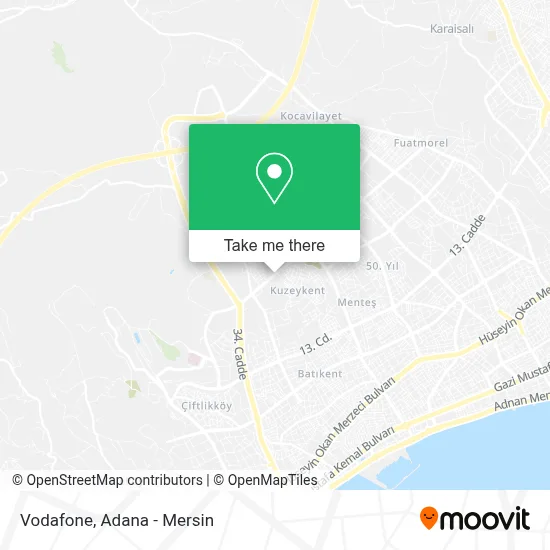 Vodafone map