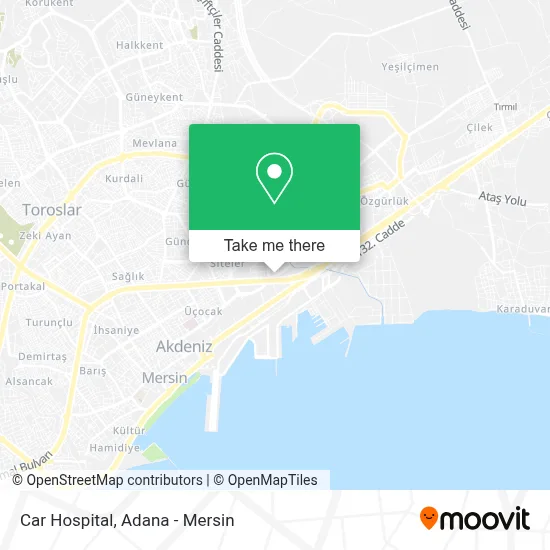 Car Hospital map