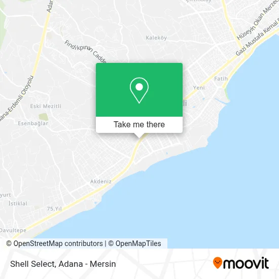 Shell Select map