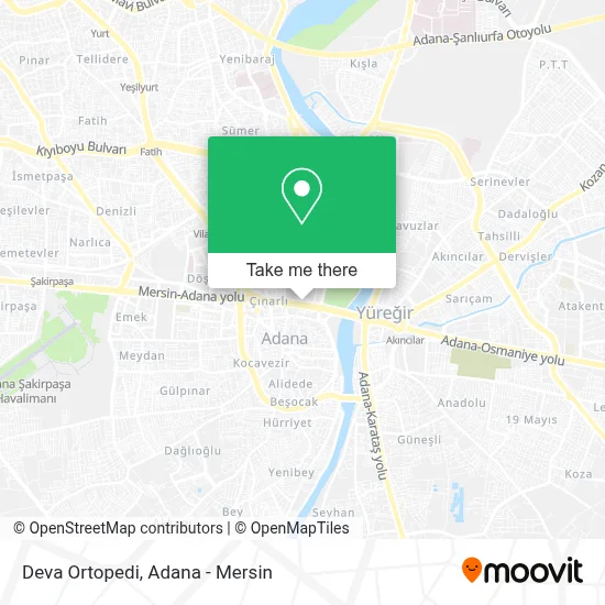 Deva Ortopedi map