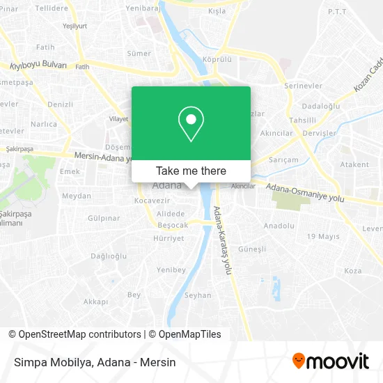 Simpa Mobilya map