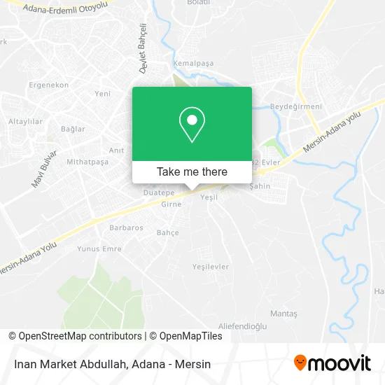 Inan Market Abdullah map