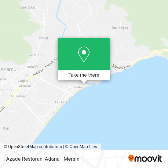 Azade Restoran map