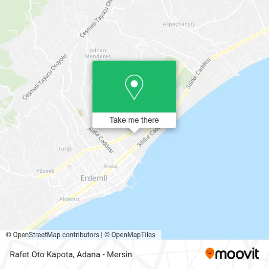 Rafet Oto Kapota map