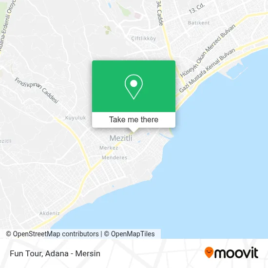 Fun Tour map