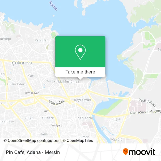 Pin Cafe map