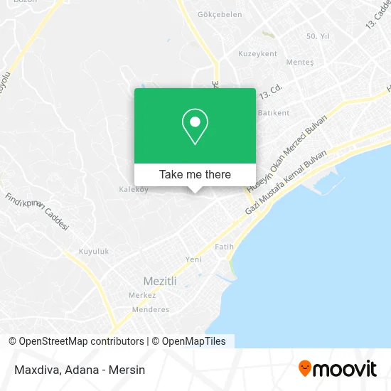 Maxdiva map