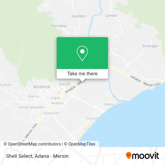 Shell Select map