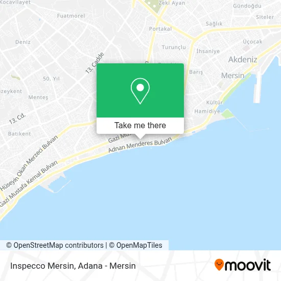 Inspecco Mersin map