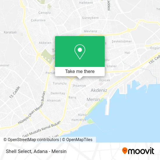 Shell Select map