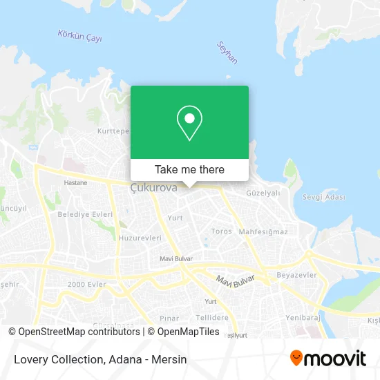 Lovery Collection map