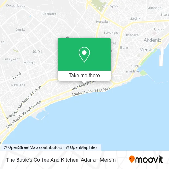 The Basic's Coffee And Kitchen map