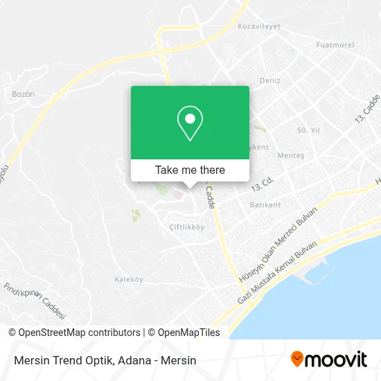 Mersin Trend Optik map