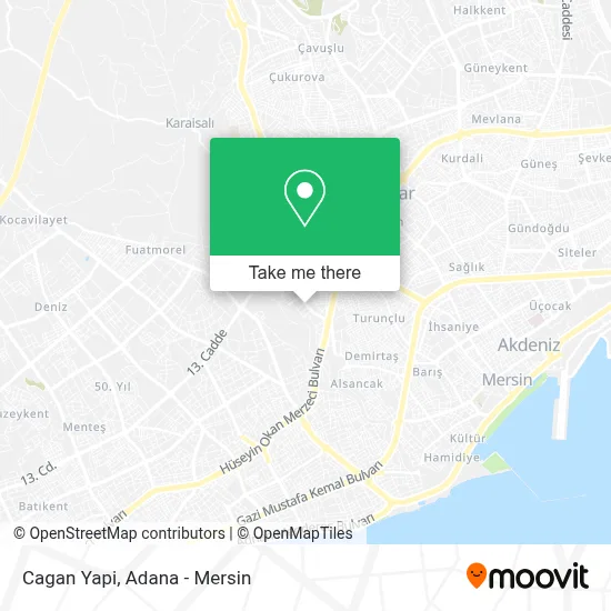 Cagan Yapi map