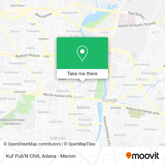 Kuf Pub'N Chill map