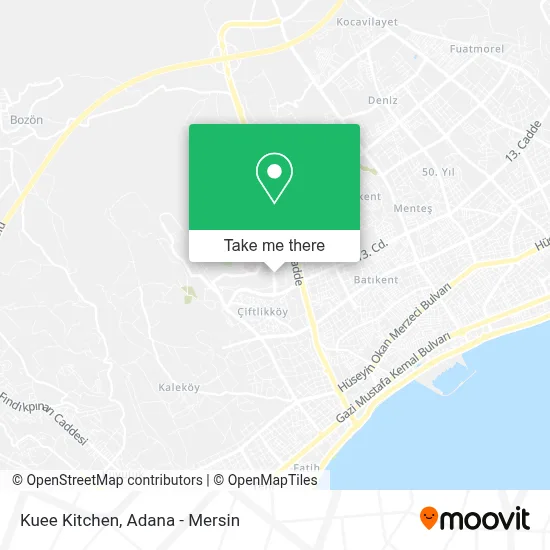 Kuee Kitchen map
