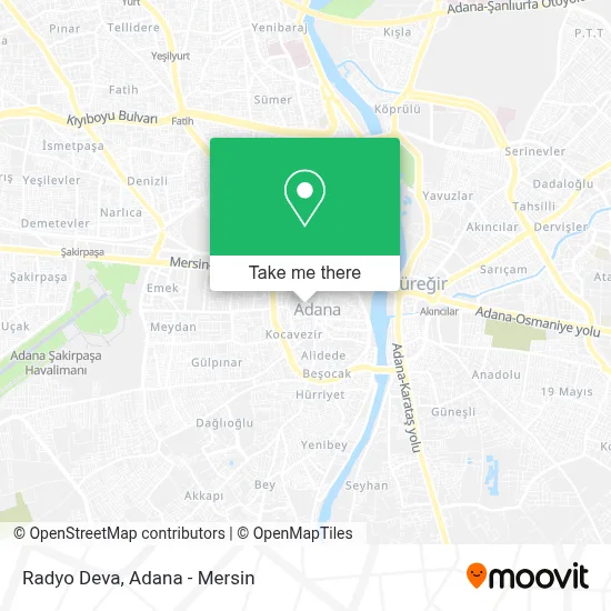 Radyo Deva map