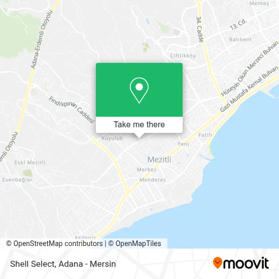 Shell Select map