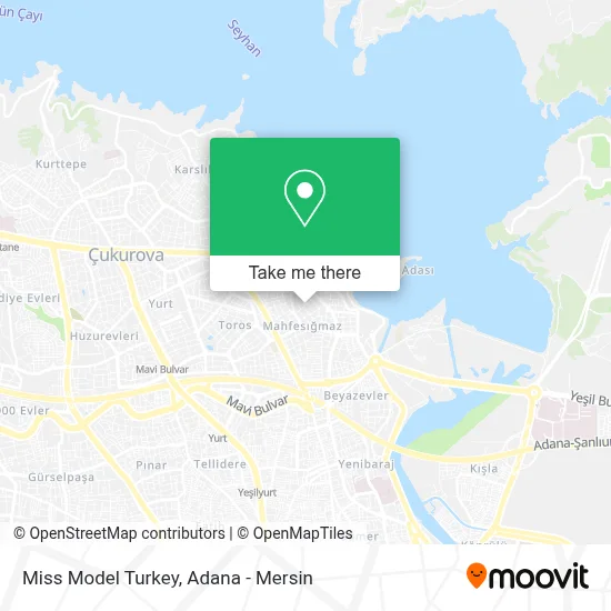 Miss Model Turkey map