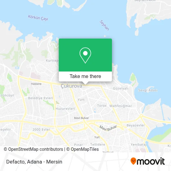 Defacto map