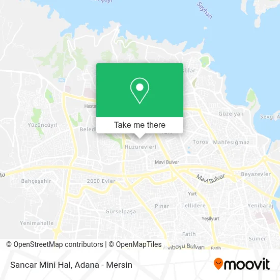 Sancar Mini Hal map