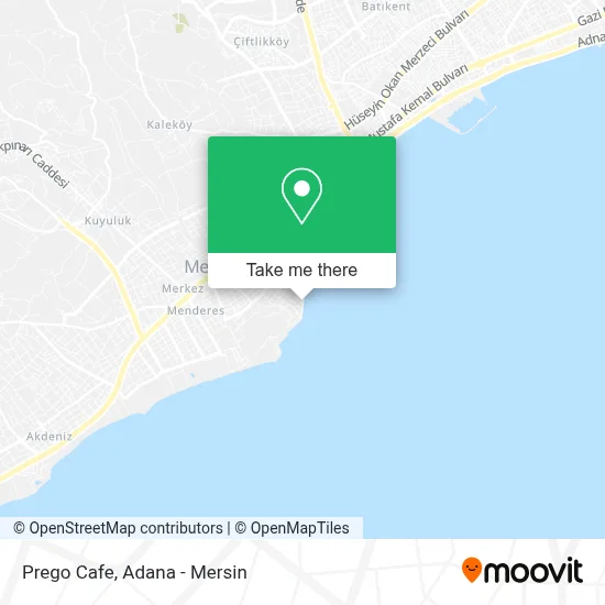 Prego Cafe map