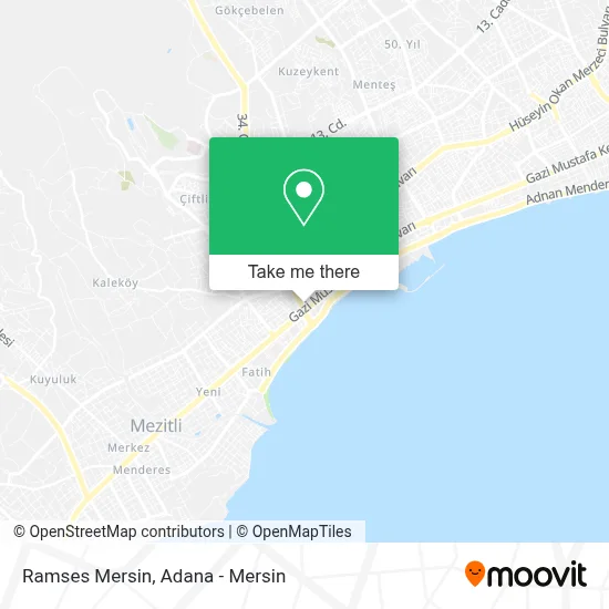Ramses Mersin map