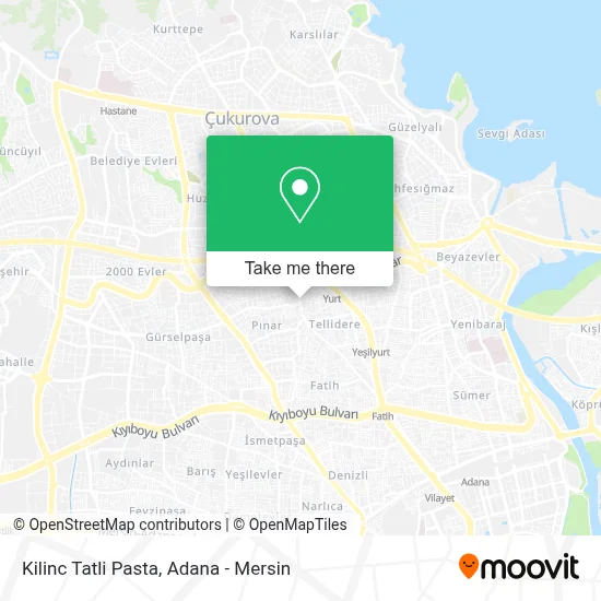 Kilinc Tatli Pasta map