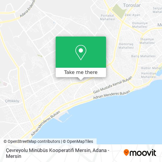 Çevreyolu Minübüs Kooperatifi Mersin map