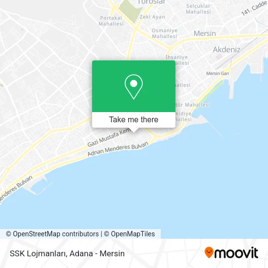 SSK Lojmanları map