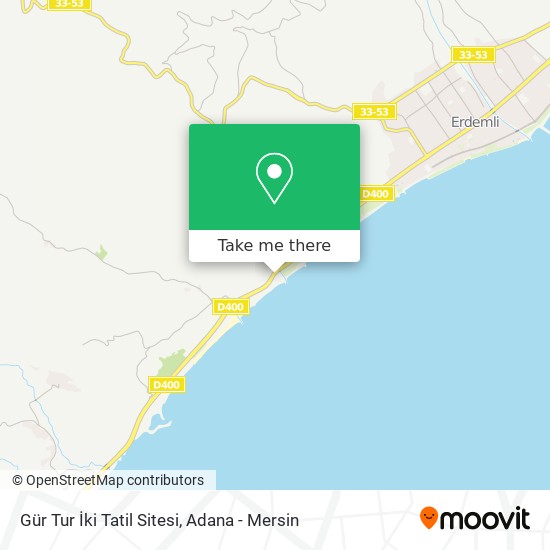 Gür Tur İki Tatil Sitesi map