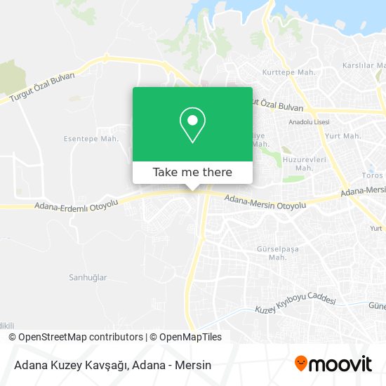 Adana Kuzey Kavşağı map