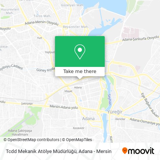 Tcdd Mekanik Atölye Müdürlüğü map