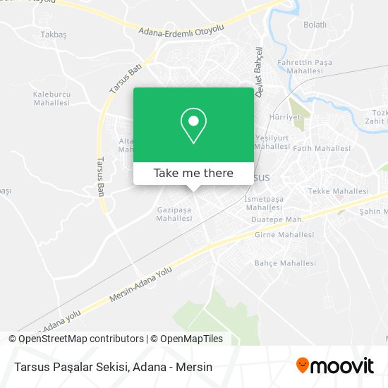 Tarsus Paşalar Sekisi map