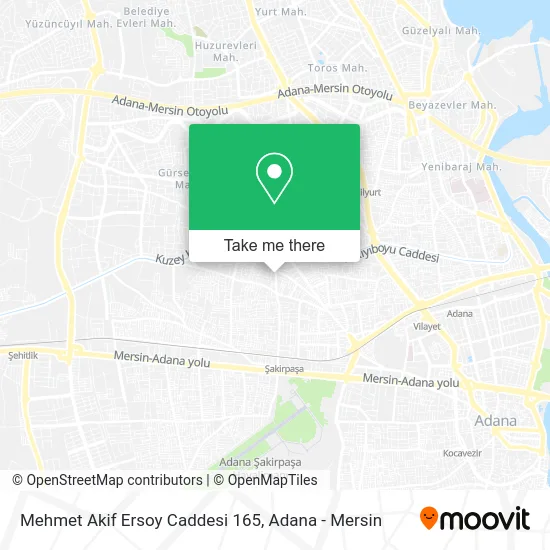 Mehmet Akif Ersoy Caddesi 165 map