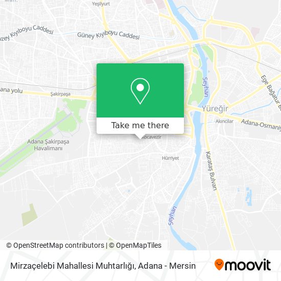 Mirzaçelebi Mahallesi Muhtarlığı map